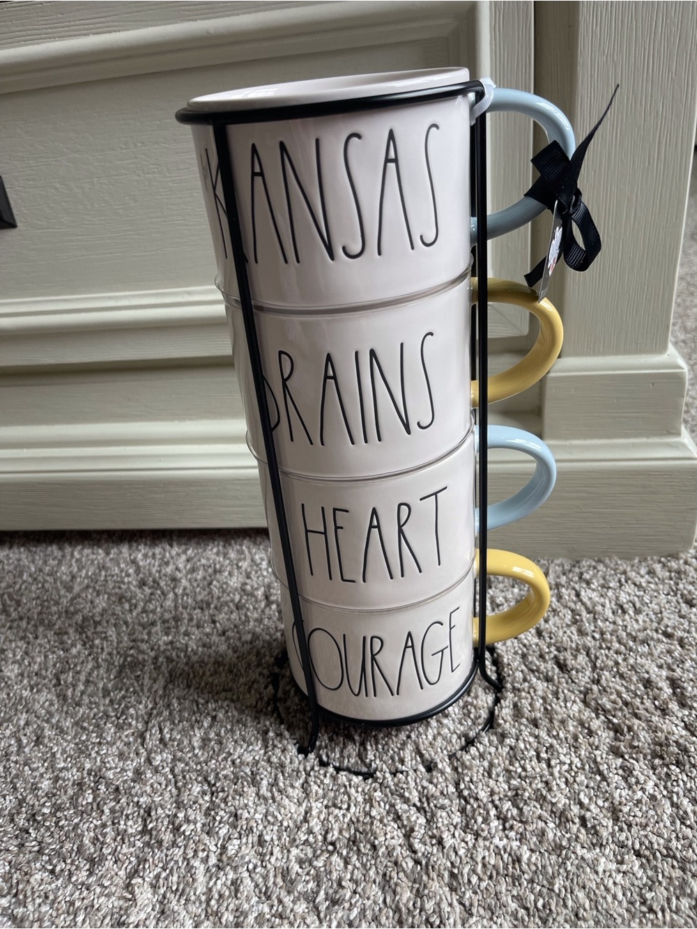 Rae Dunn Wizard of Oz stacking mug set